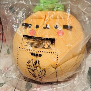 Pusheen Fruits Scented Pineapple Squisheen Plush GundNew In Bag 16 inches Tall